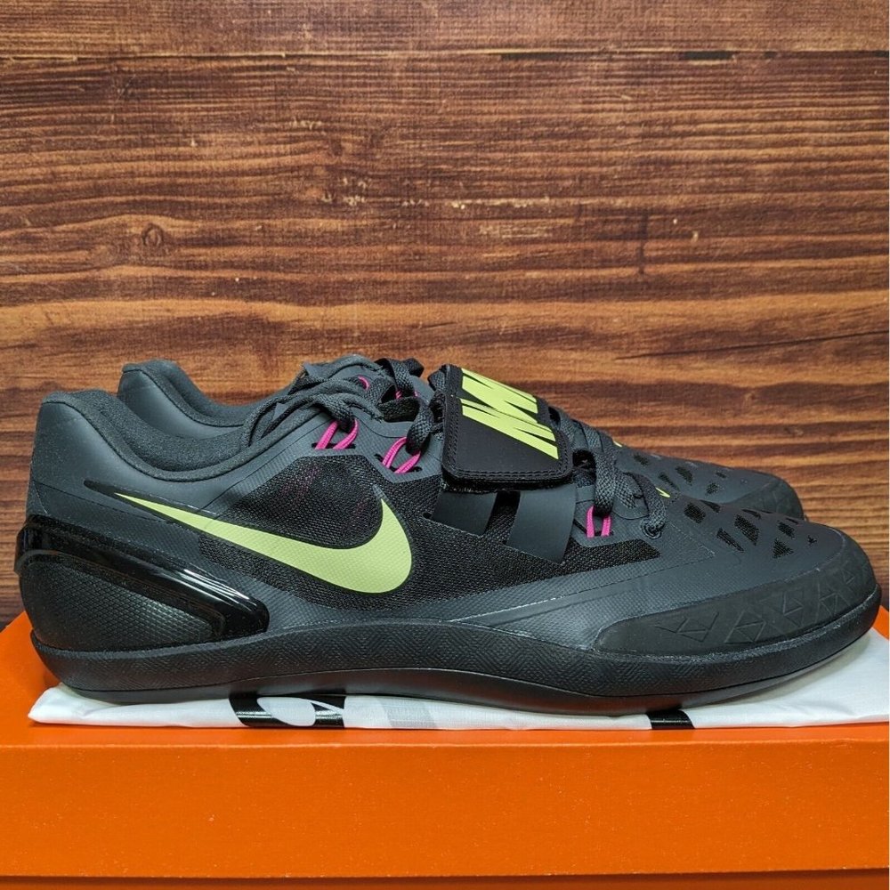 Nike Zoom Rotational 6 Men's 12 Anthracite Track Field Throwing Shoes 685131-004